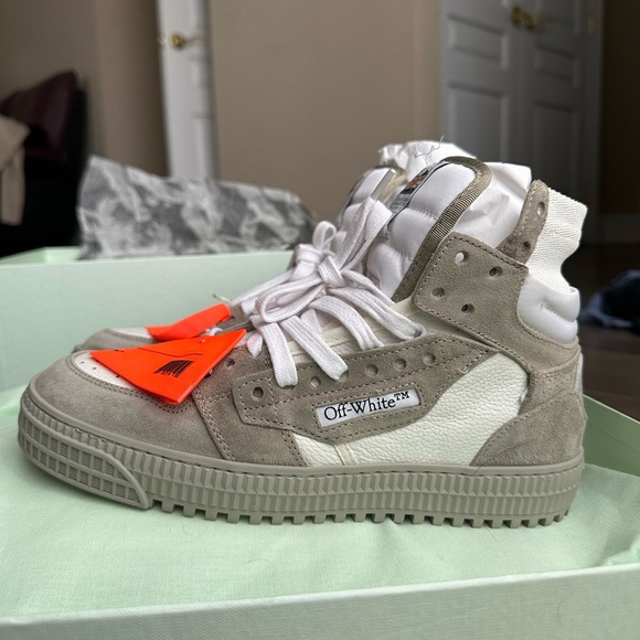 Off-white and grey off-court 3.0 sneakers - Picture 5 of 9